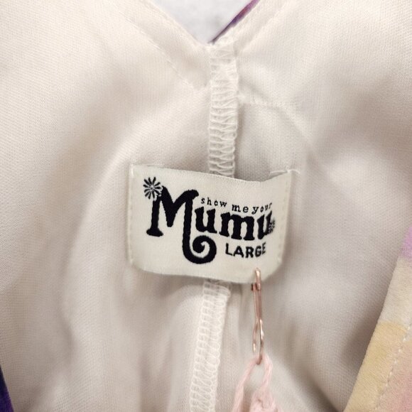 NWT Show Me Your MuMu Kendall Floral Maxi Dress Bridesmaid Size LARGE - Picture 8 of 9